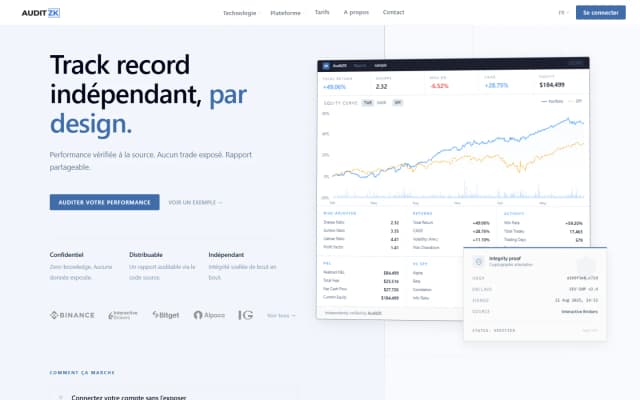 AuditZK, mission CTO pour une fintech