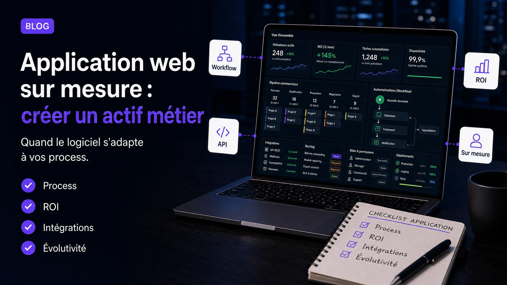 Les avantages d'une application web personnalisée