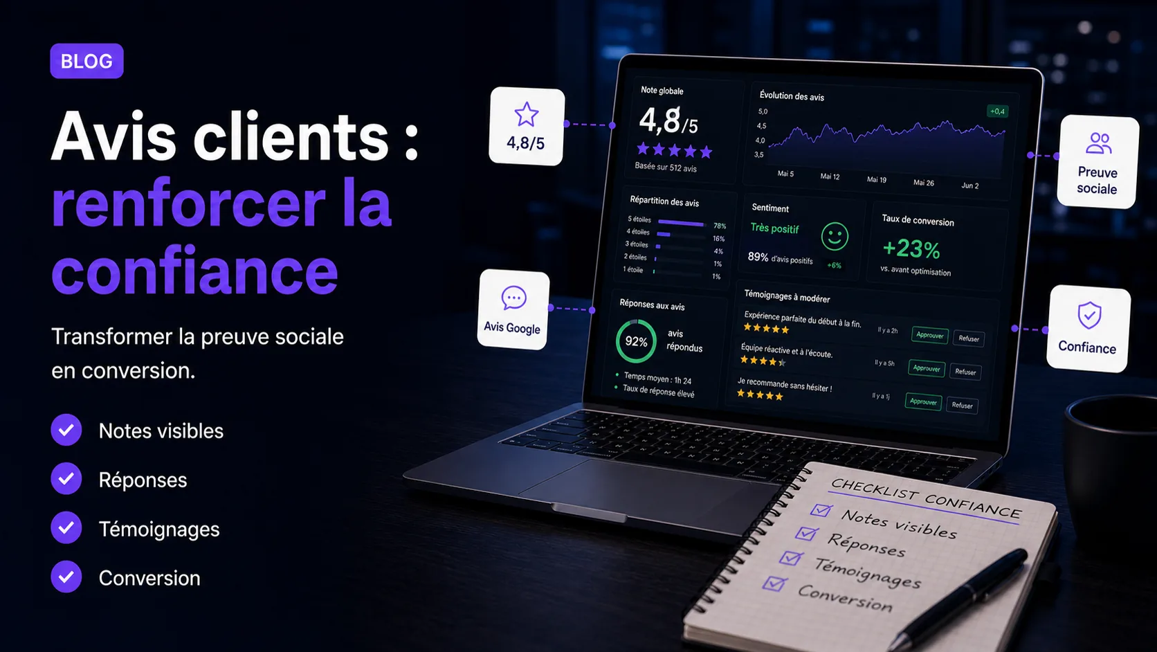 L'importance des avis clients pour votre site web