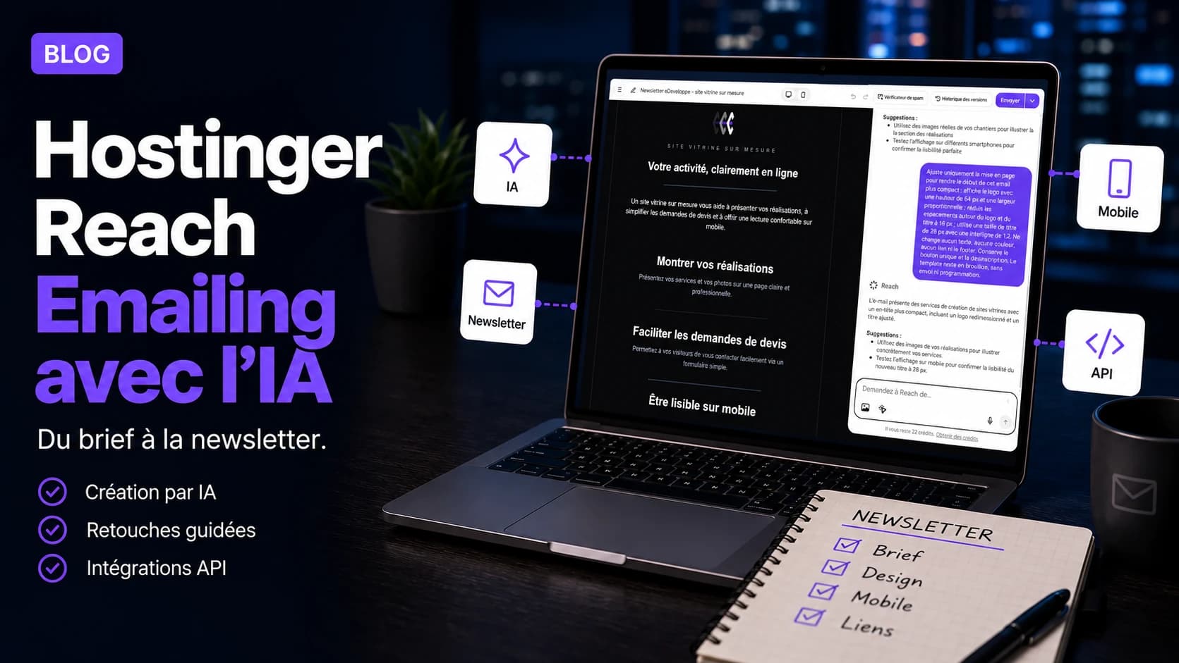 Hostinger Reach : mon avis après un test de son IA emailing