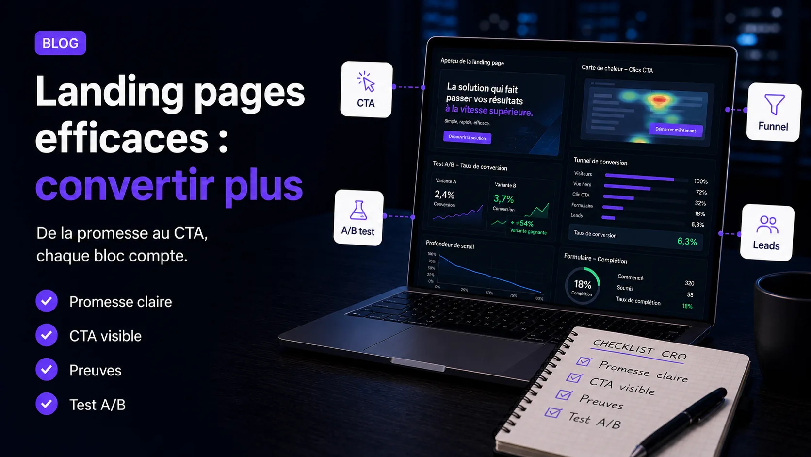 La magie des landing pages efficaces