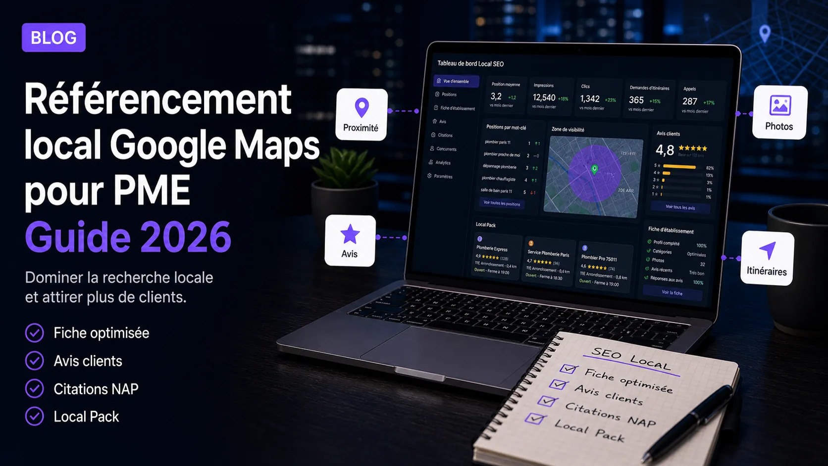 Référencement local Google Maps pour PME : guide 2026
