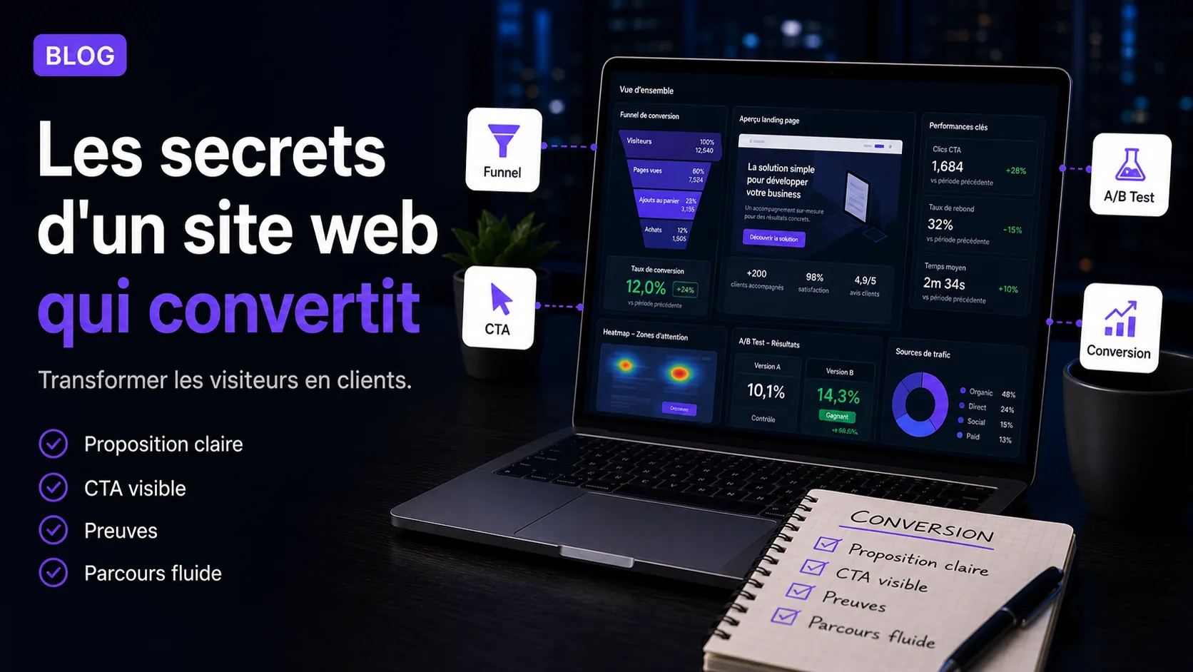 Illustration de l'article : Les secrets d'un site web qui convertit