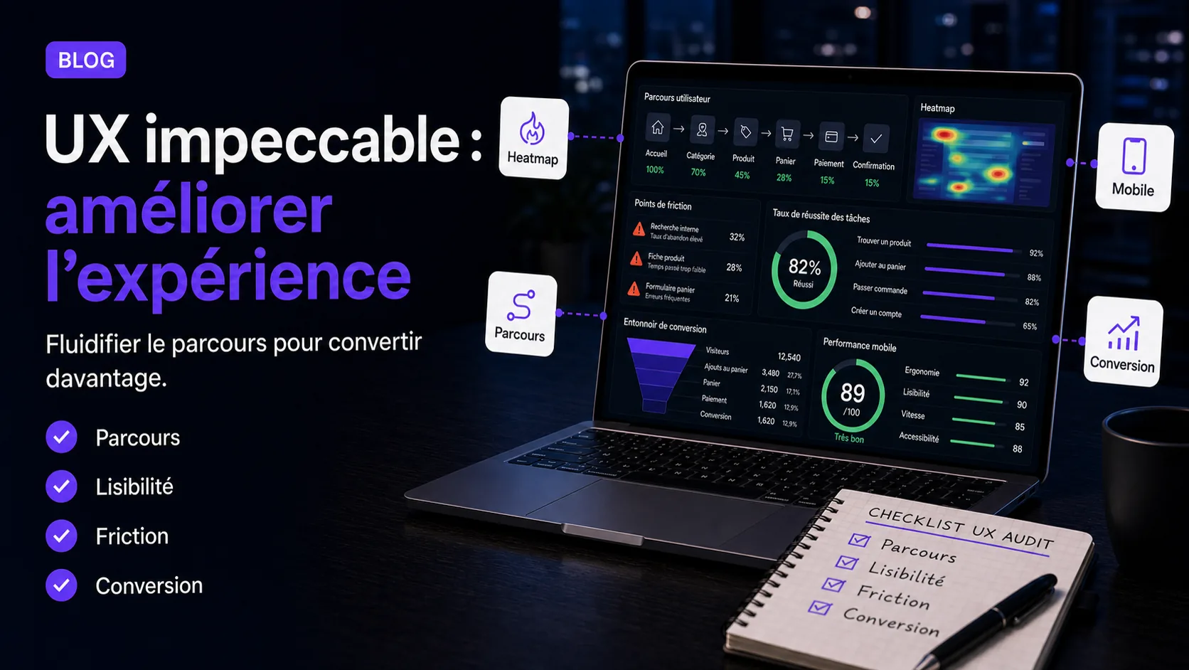 UX impeccable : améliorer l'expérience de votre site